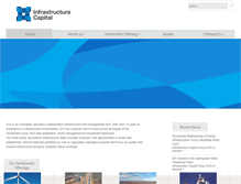 Tablet Screenshot of infrastructurecapital.com.au